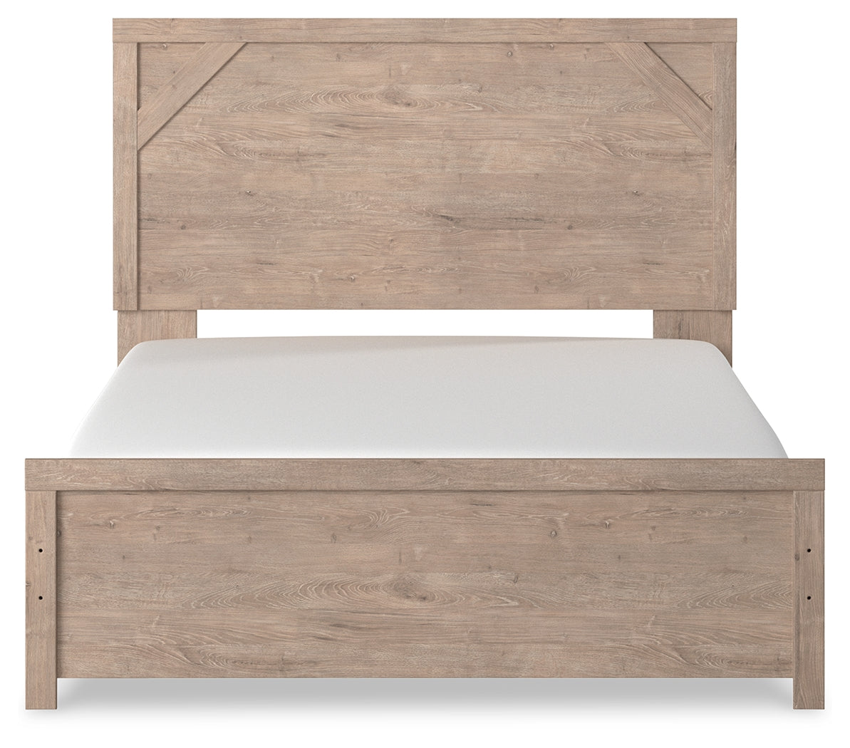 Senniberg Queen Panel Bed, Dresser, Mirror, and Nightstand