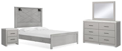 Cottonburg Queen Panel Bed, Dresser, Mirror, and Nightstand