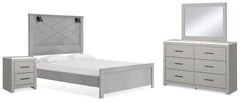 Cottonburg Queen Panel Bed, Dresser, Mirror, and Nightstand