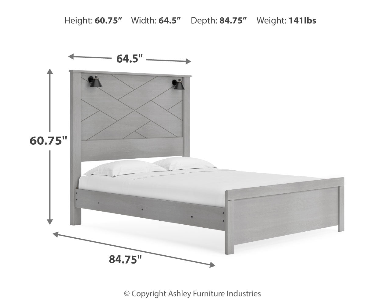Cottonburg Queen Panel Bed, Dresser, Mirror, and Nightstand