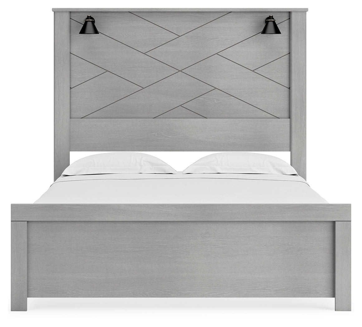 Cottonburg Queen Panel Bed, Dresser, Mirror, and Nightstand