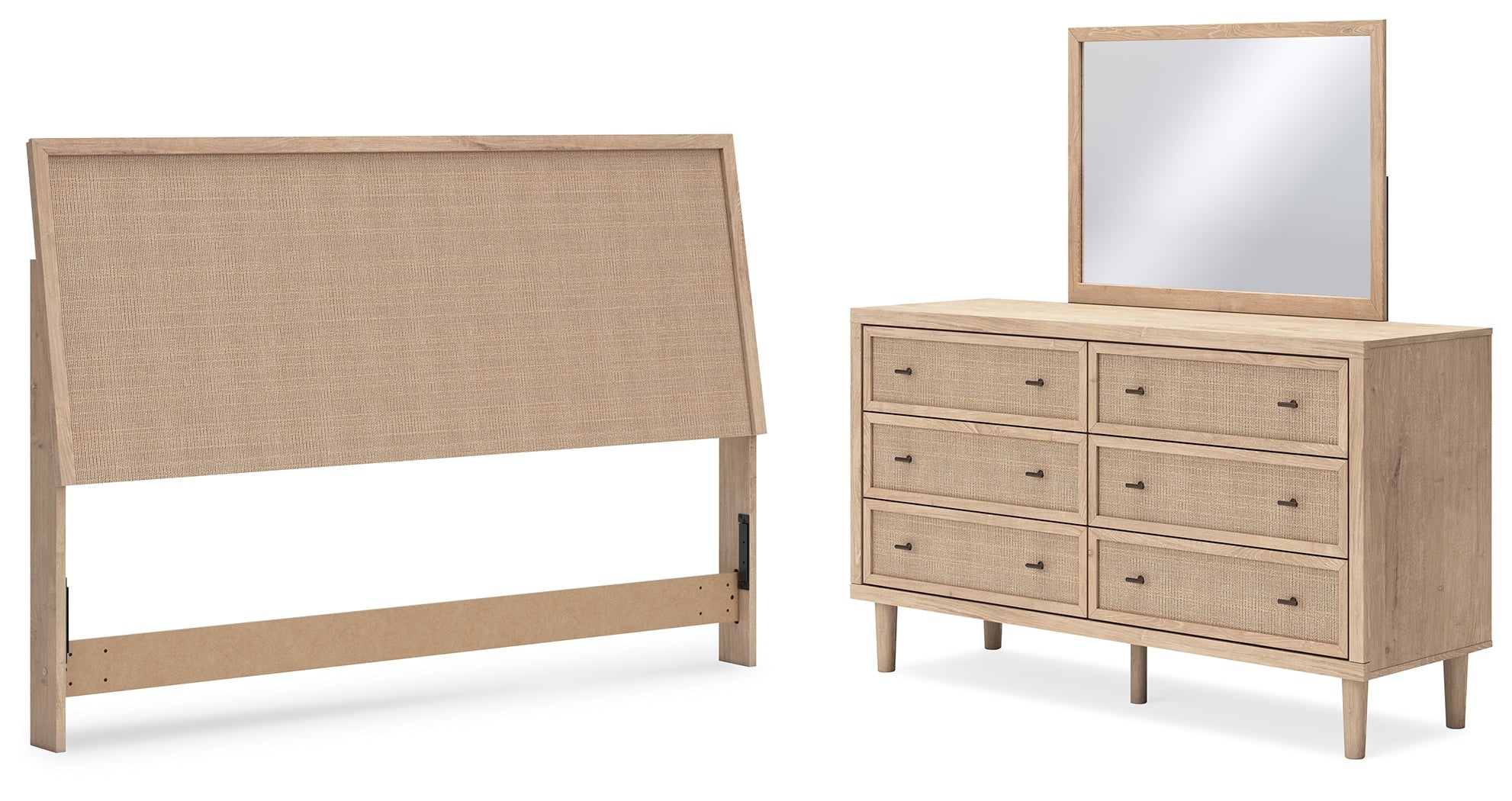 Cielden King Panel Headboard, Dresser and Mirror