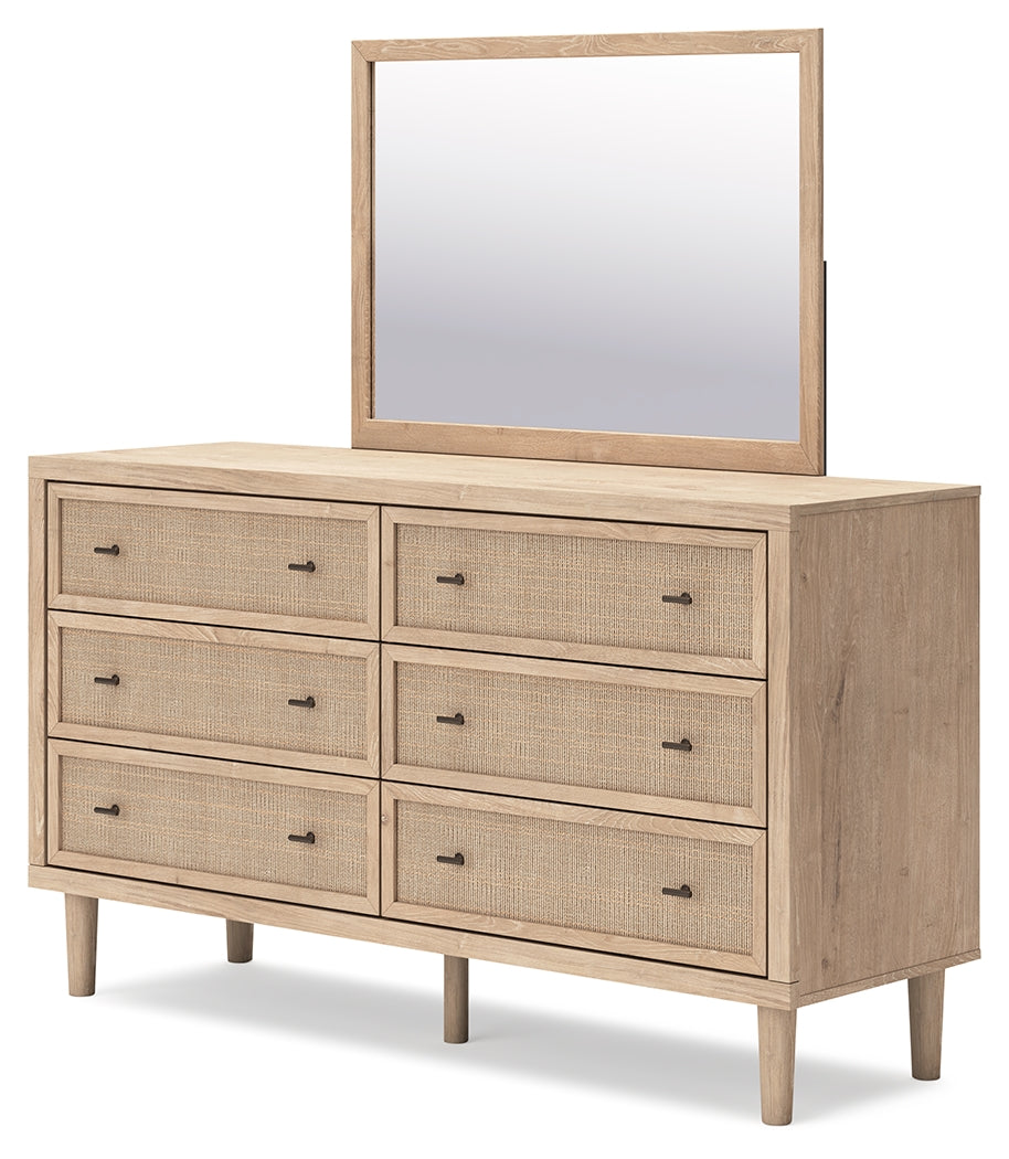Cielden Twin Panel Bed, Dresser and Mirror