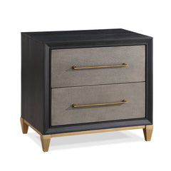 Payson Black/Brown Nightstand - MyWaynesHome #
