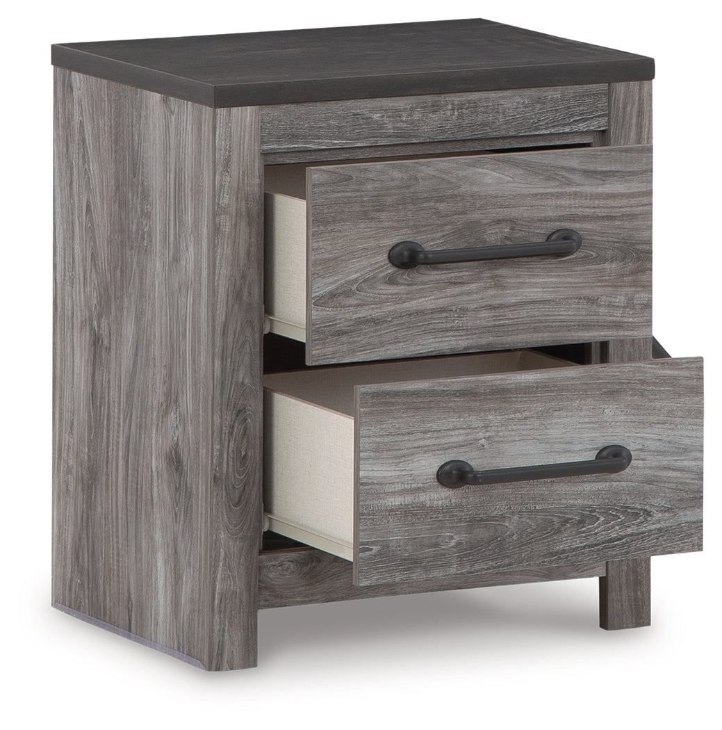 Bronyan King Panel Bed, Dresser, Mirror and Nightstand
