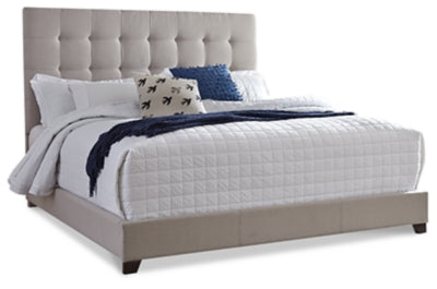 Dolante Queen Upholstered Bed with Chest of Drawers and Nightstand - MyWaynesHome #