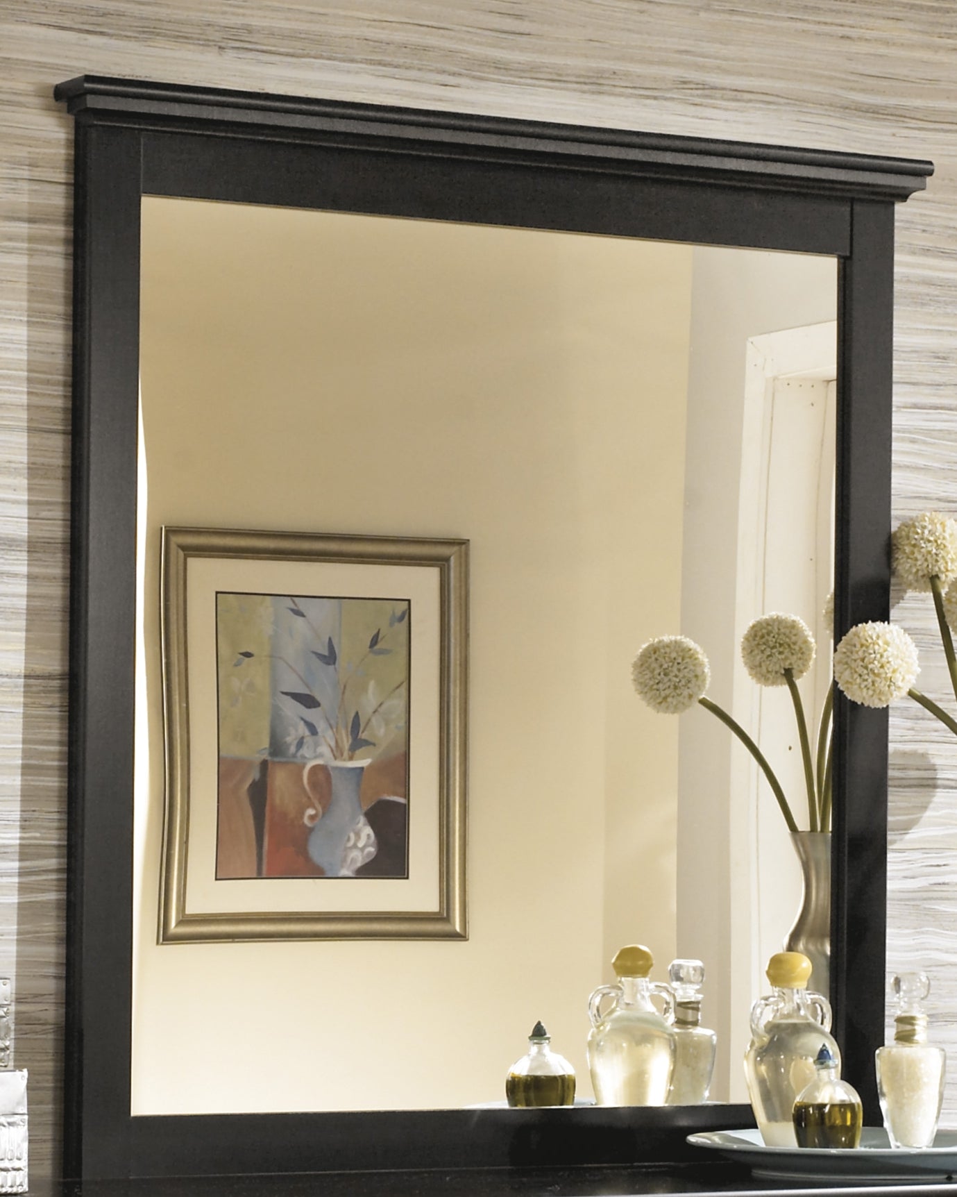 Maribel Queen Panel Headboard, 2 Dressers, Mirror and Nightstand