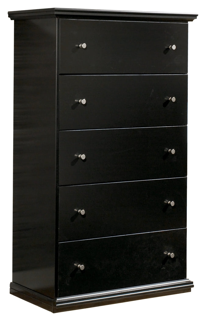Maribel Queen Panel Headboard, 2 Dressers, Mirror and Nightstand