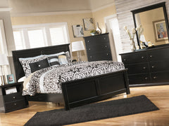 Maribel Black Panel Bedroom Set - MyWaynesHome #