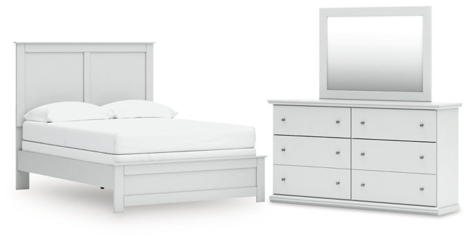 Bostwick Shoals Full Panel Bed, Dresser and Mirror