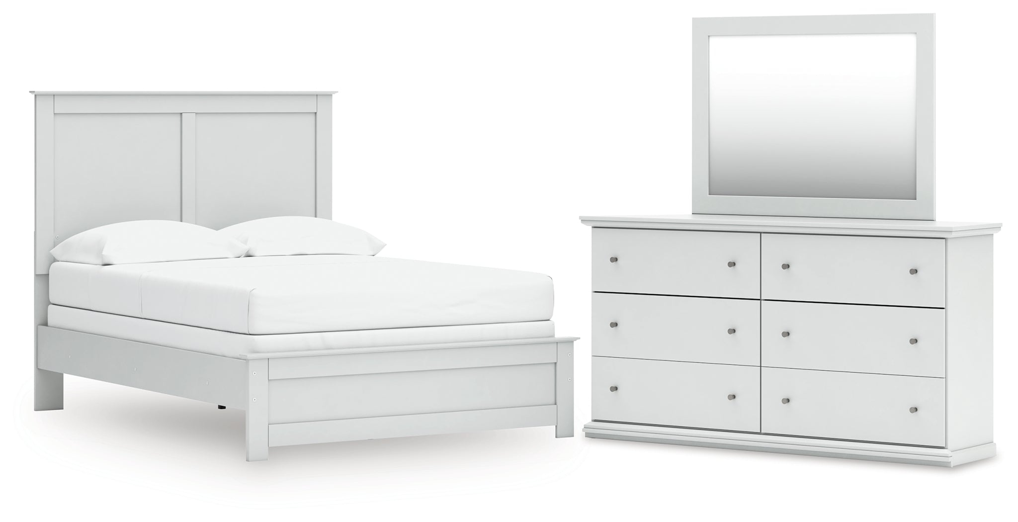 Bostwick Shoals Full Panel Bed, Dresser and Mirror