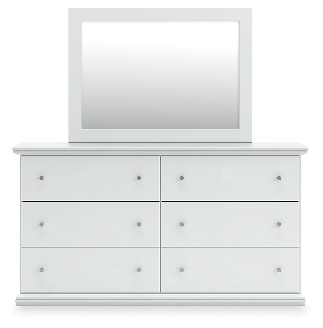 Bostwick Shoals Queen Panel Bed, Dresser and Mirror