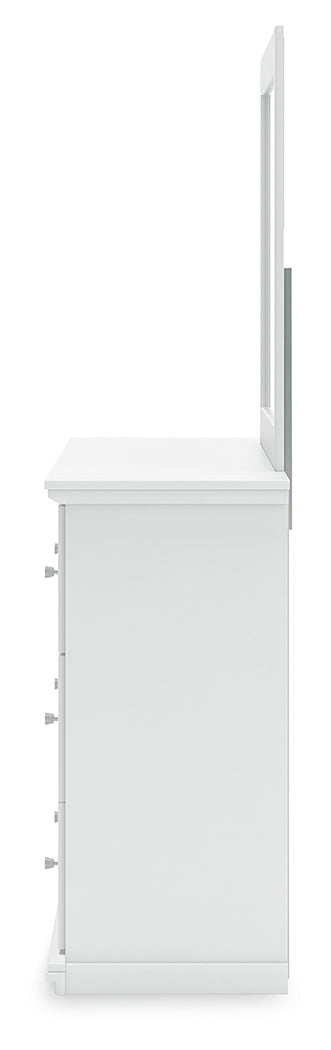 Bostwick Shoals Queen Panel Bed, Dresser and Mirror