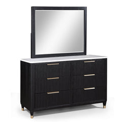 Kara Black Dresser Mirror - MyWaynesHome #