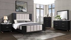 Kara Black Dresser Mirror - MyWaynesHome #