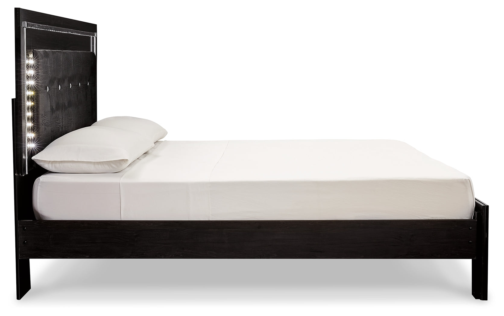 Kaydell King Upholstered Storage Bed, Dresser, Mirror, Chest and 2 Nightstands