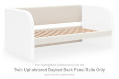 Arloster Twin Upholstered Daybed Panel/Rails/Slats