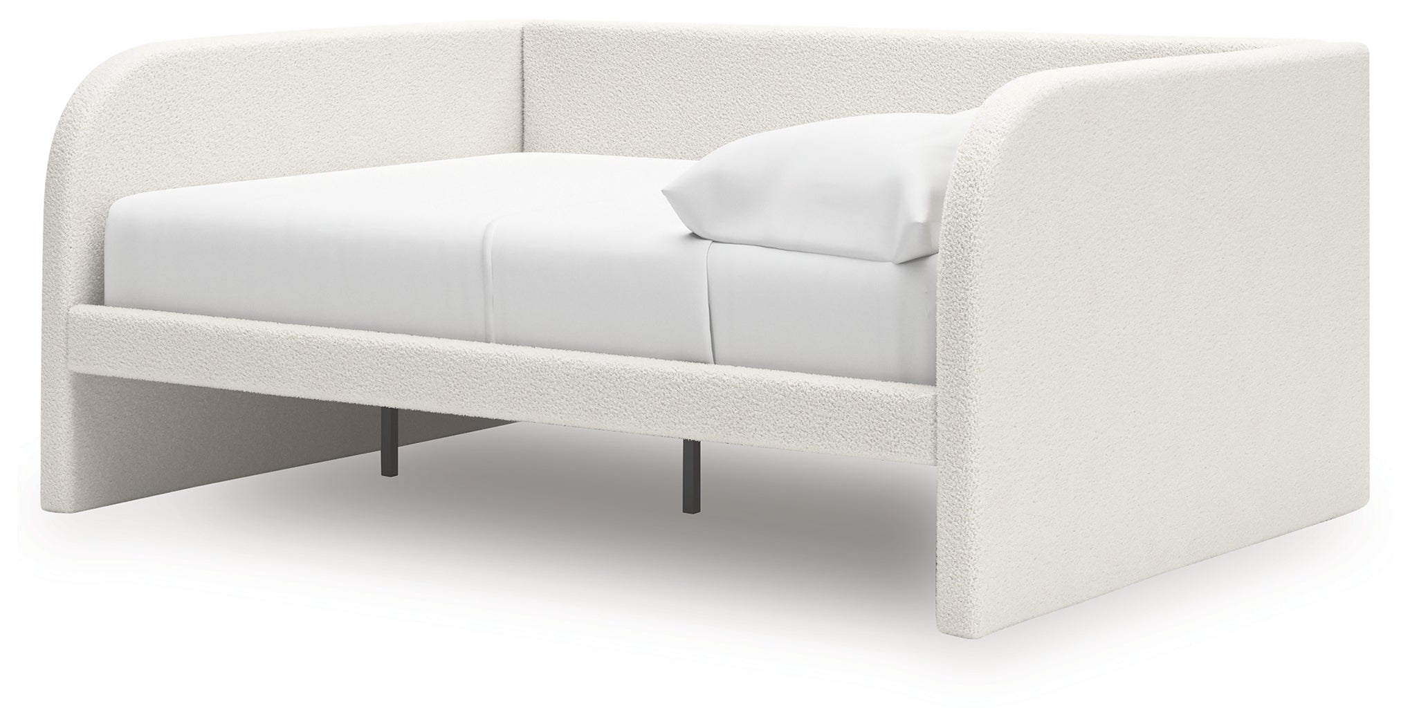 Arloster Full Upholstered Day Bed, Dresser and Mirror
