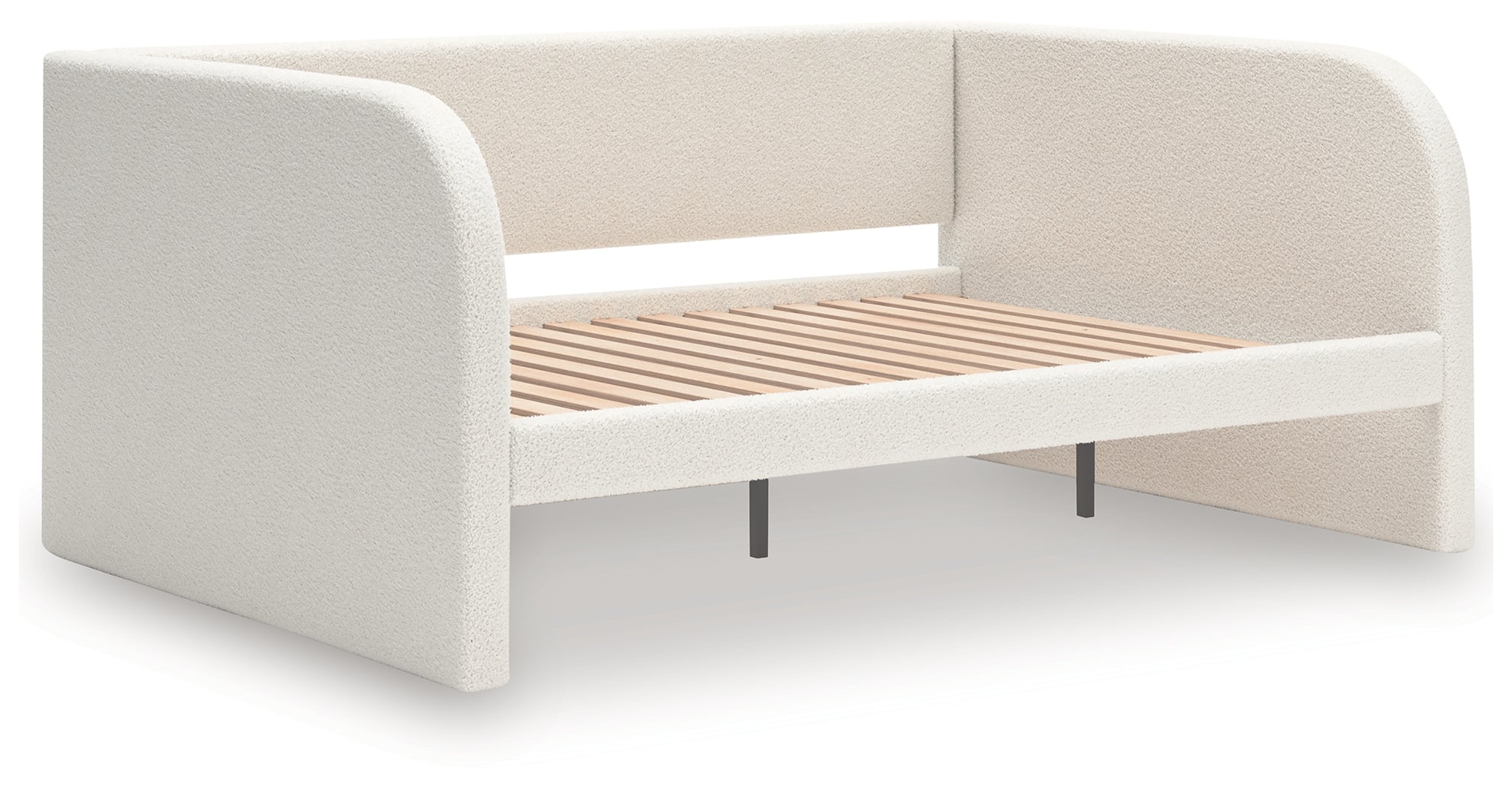 Arloster Full Upholstered Day Bed, Dresser and Mirror