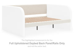 Arloster Full Upholstered Daybed Panel/Rails/Slats
