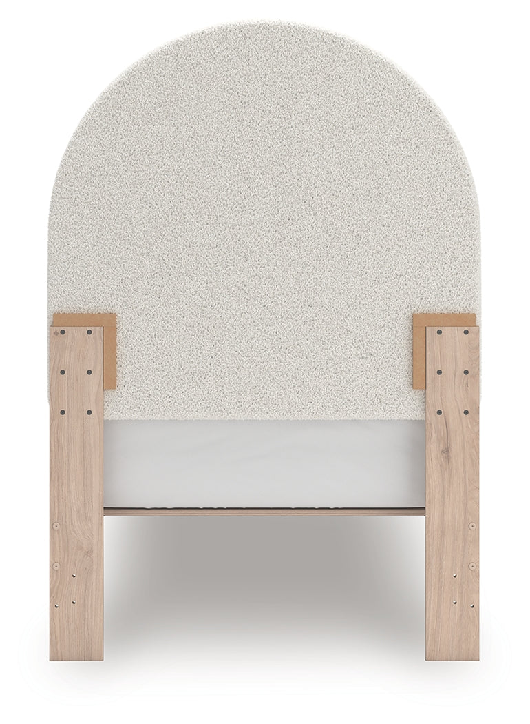 Arloster Twin Upholstered Panel Bed