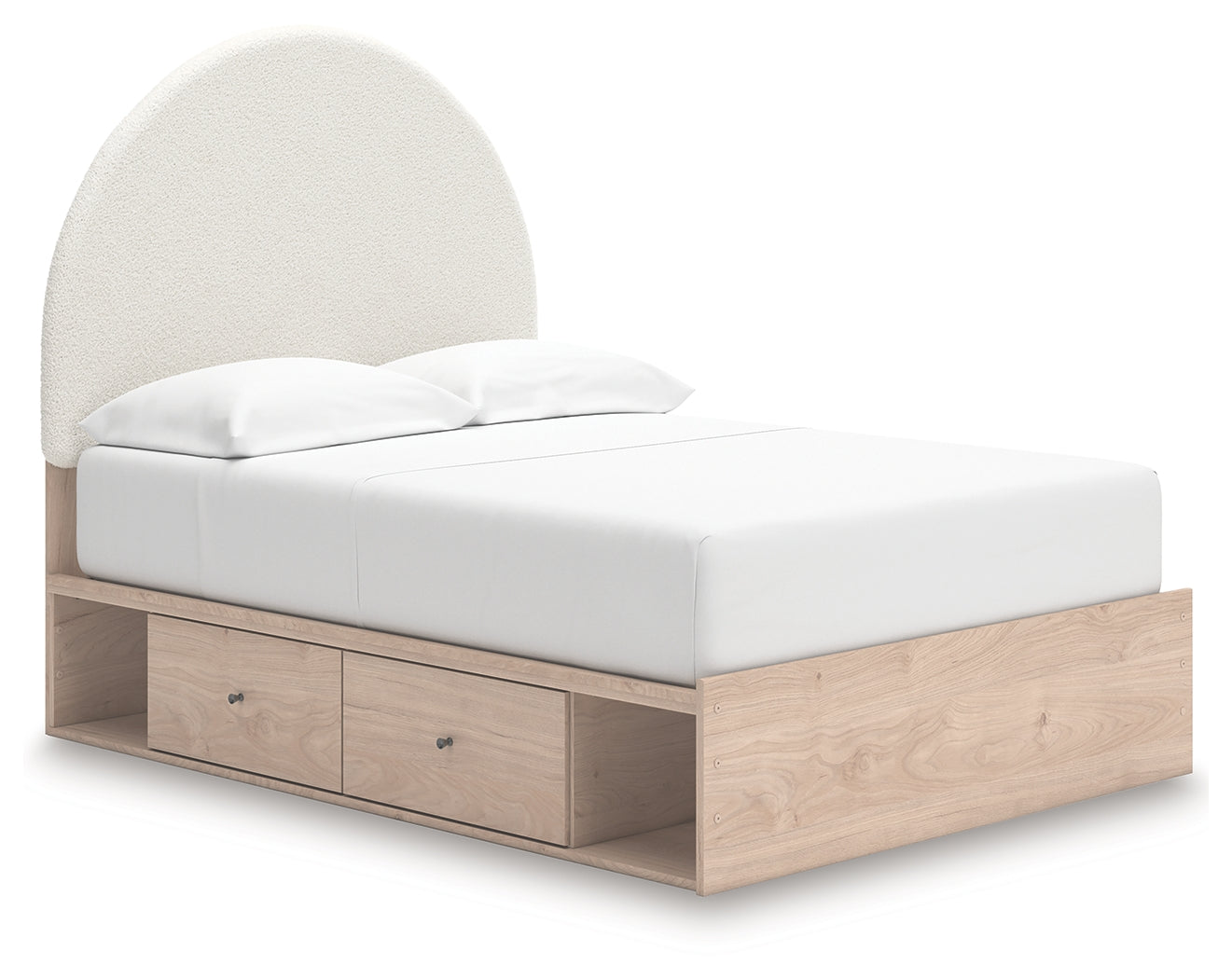 Arloster Full Upholstered Panel Bed with Storage
