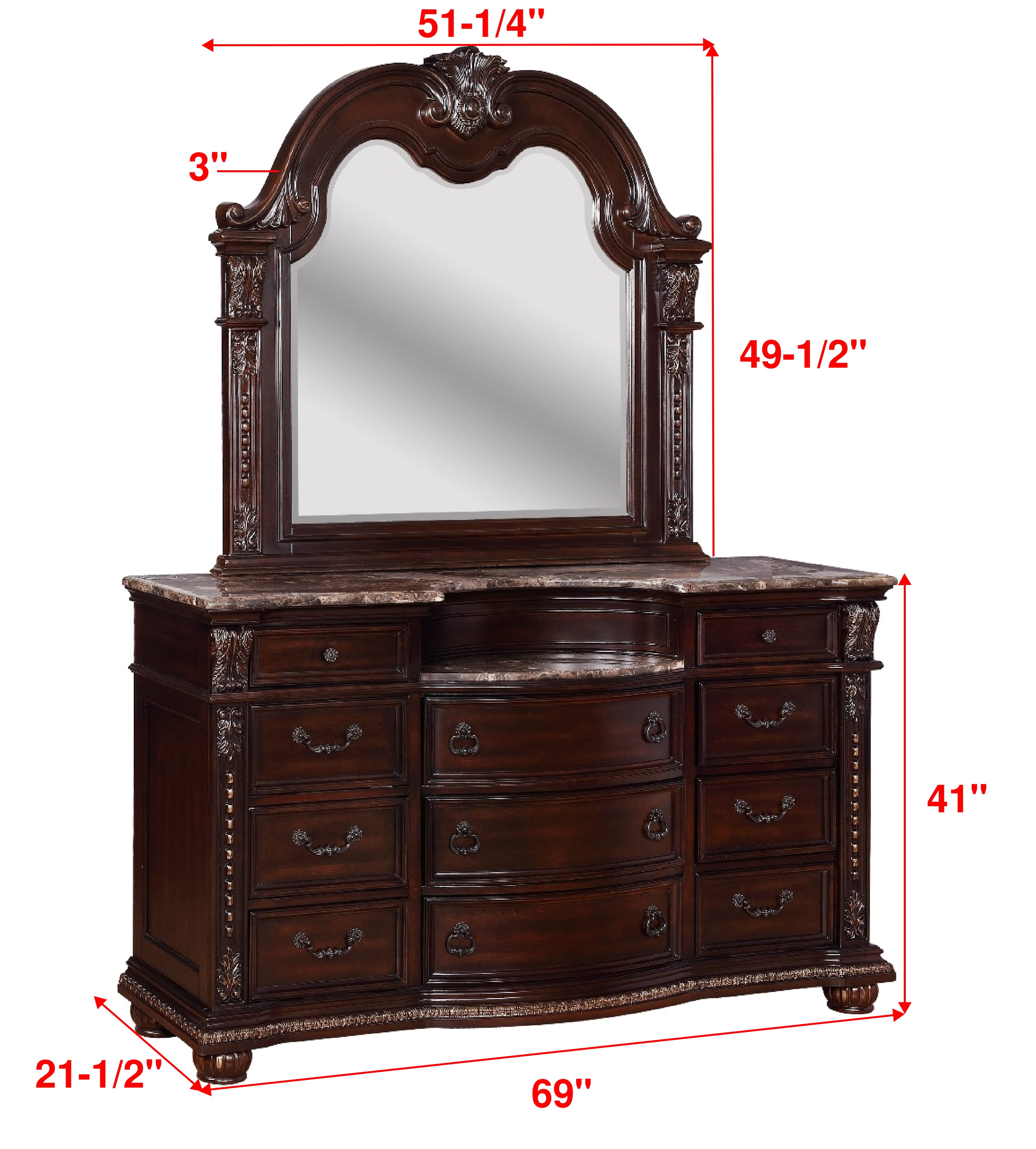 Stanley Cherry Brown Upholstered Sleigh Bedroom Set - MyWaynesHome #