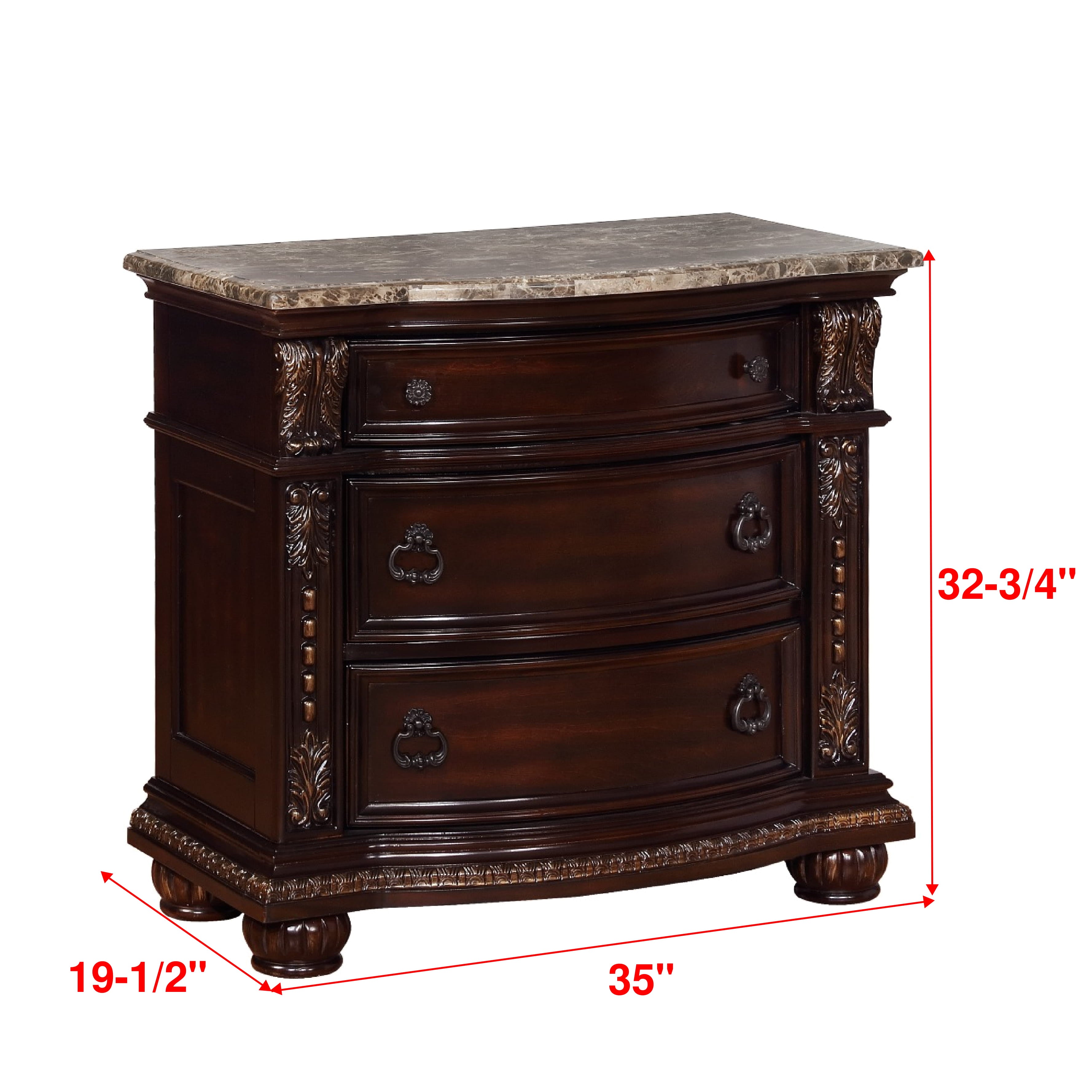 Stanley Cherry Brown Upholstered Sleigh Bedroom Set - MyWaynesHome #