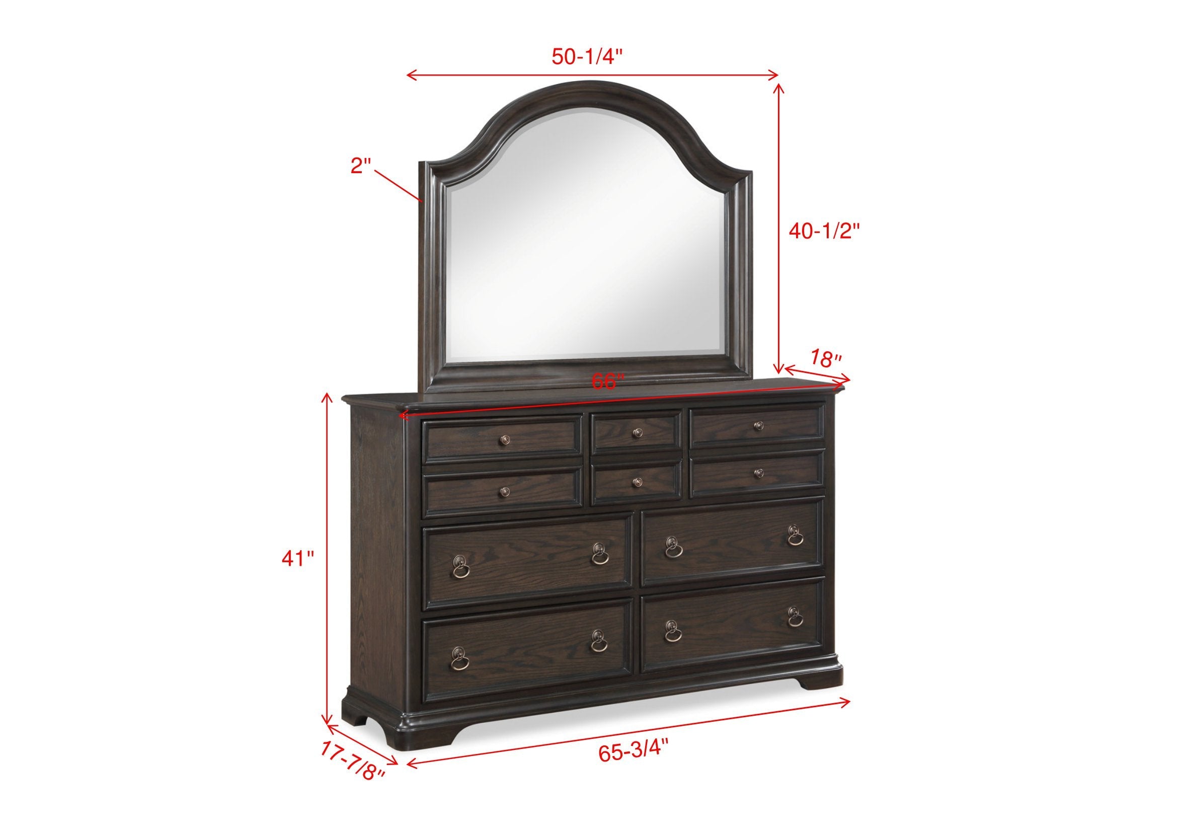 Duke Dark Brown Upholstered Panel Bedroom Set - MyWaynesHome #