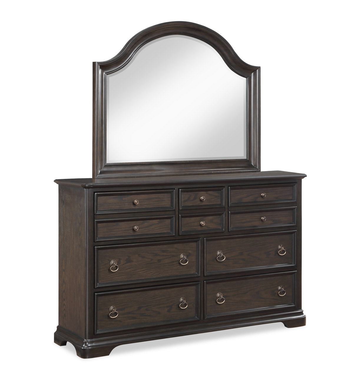 Duke Dark Brown Upholstered Panel Bedroom Set - MyWaynesHome #