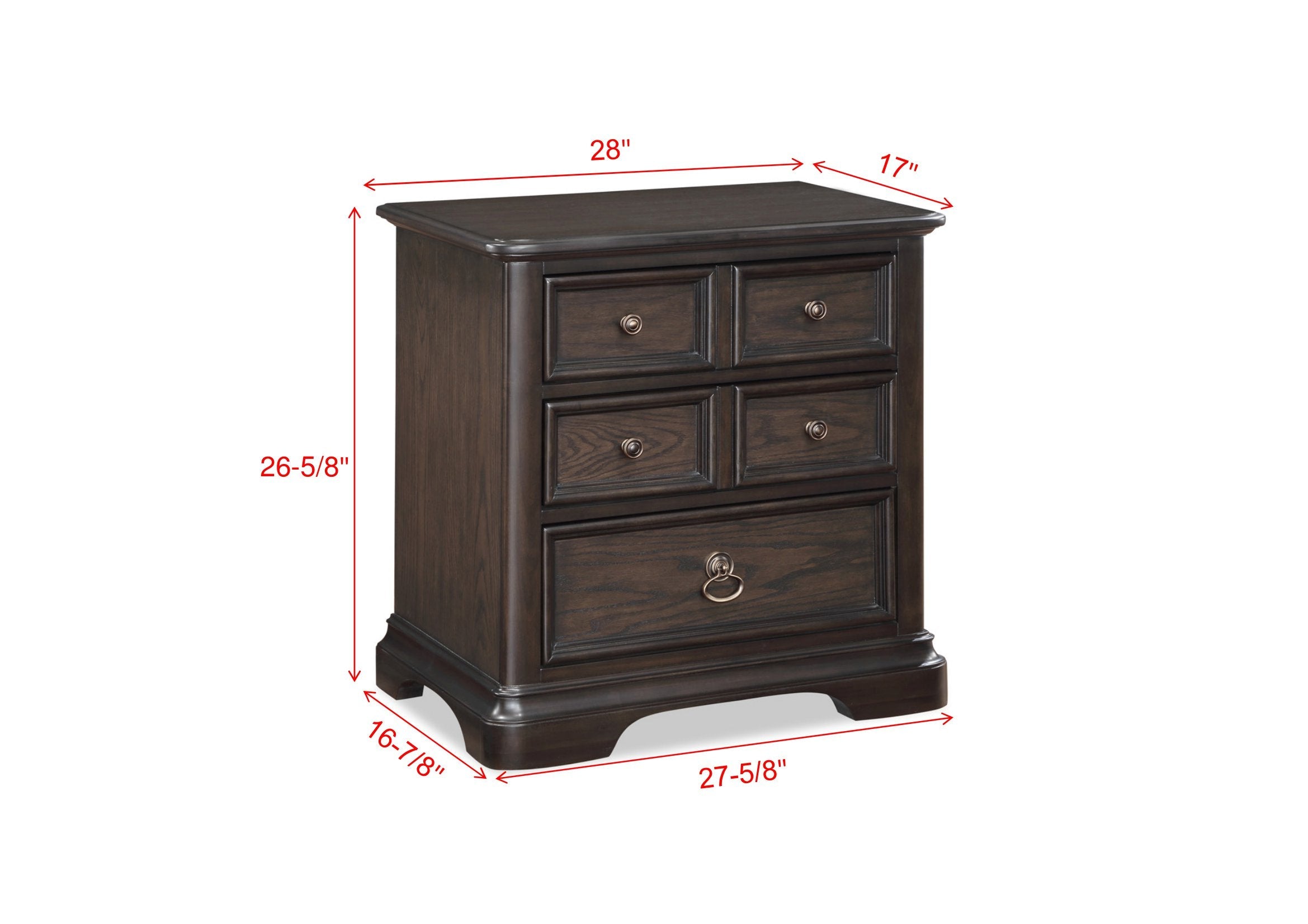 Duke Dark Brown Upholstered Panel Bedroom Set - MyWaynesHome #