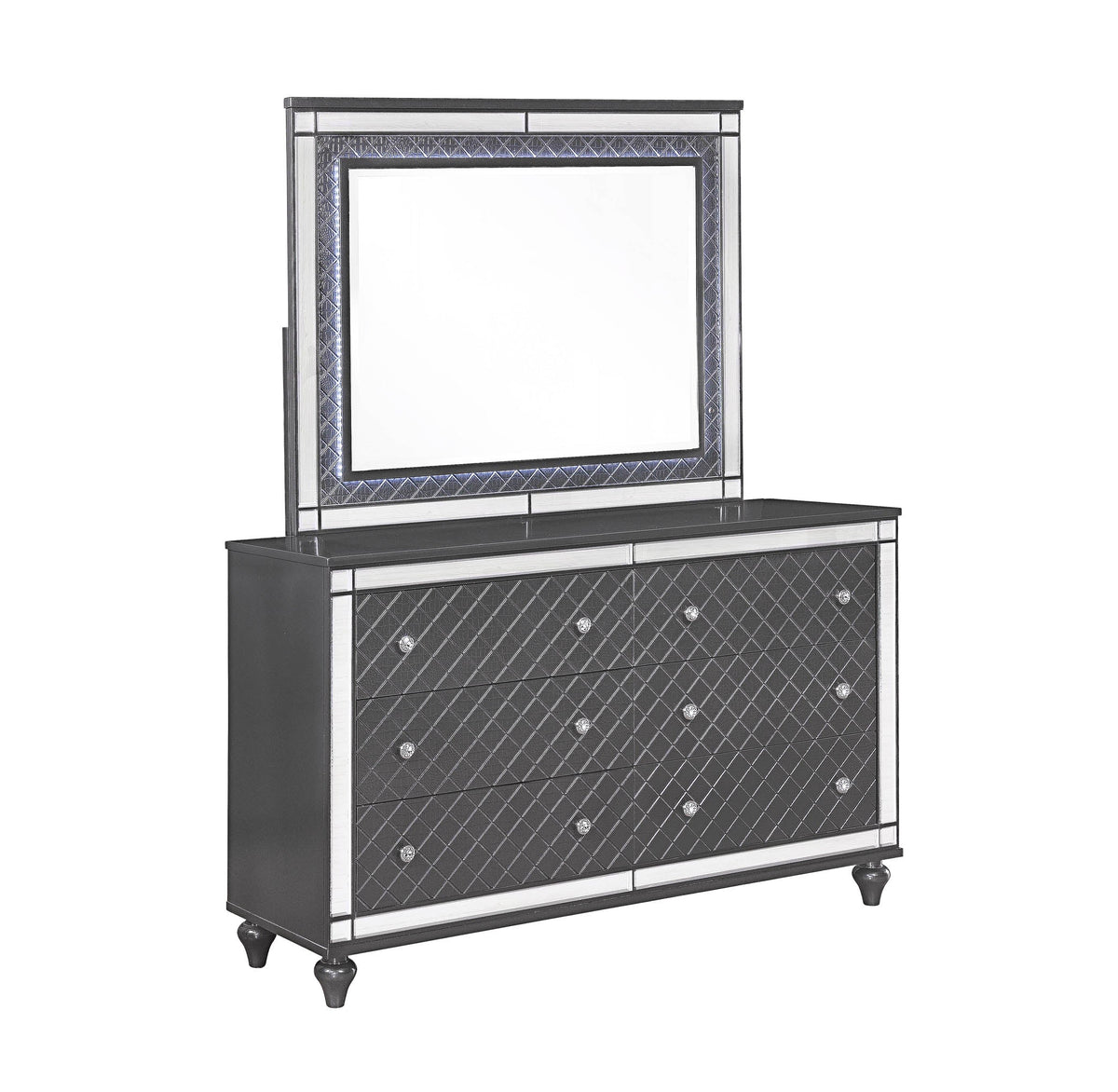Refino Gray Bedroom Mirror (Mirror Only) - MyWaynesHome #