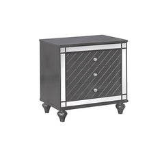 Refino Gray Nightstand - MyWaynesHome #
