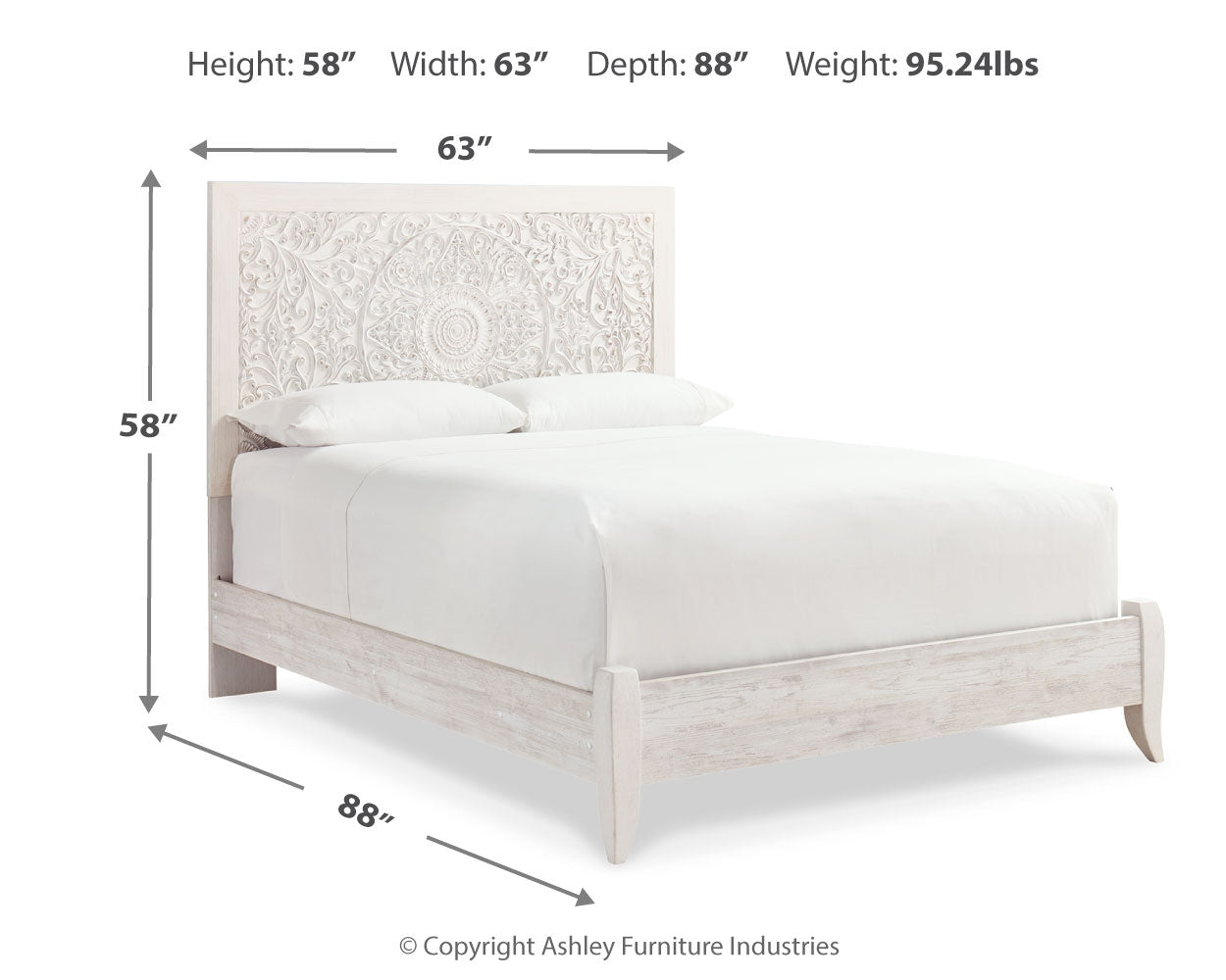 Paxberry Queen Panel Bed and Chest