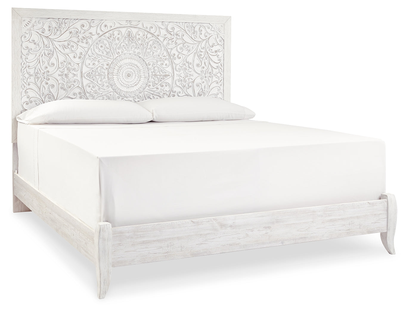Paxberry King Panel Bed, Dresser, Mirror and Nightstand