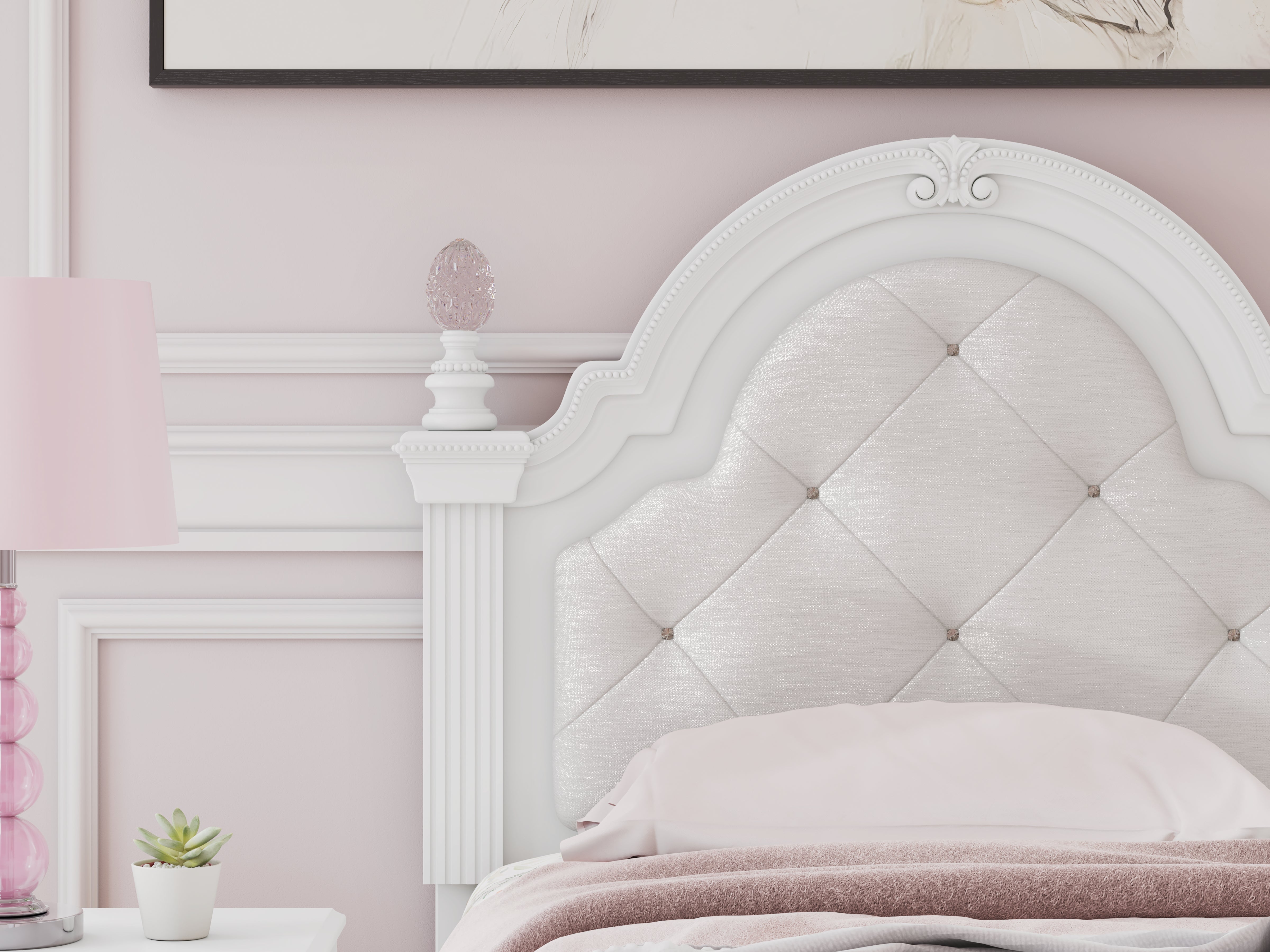 Kozlani Twin Upholstered Panel Headboard