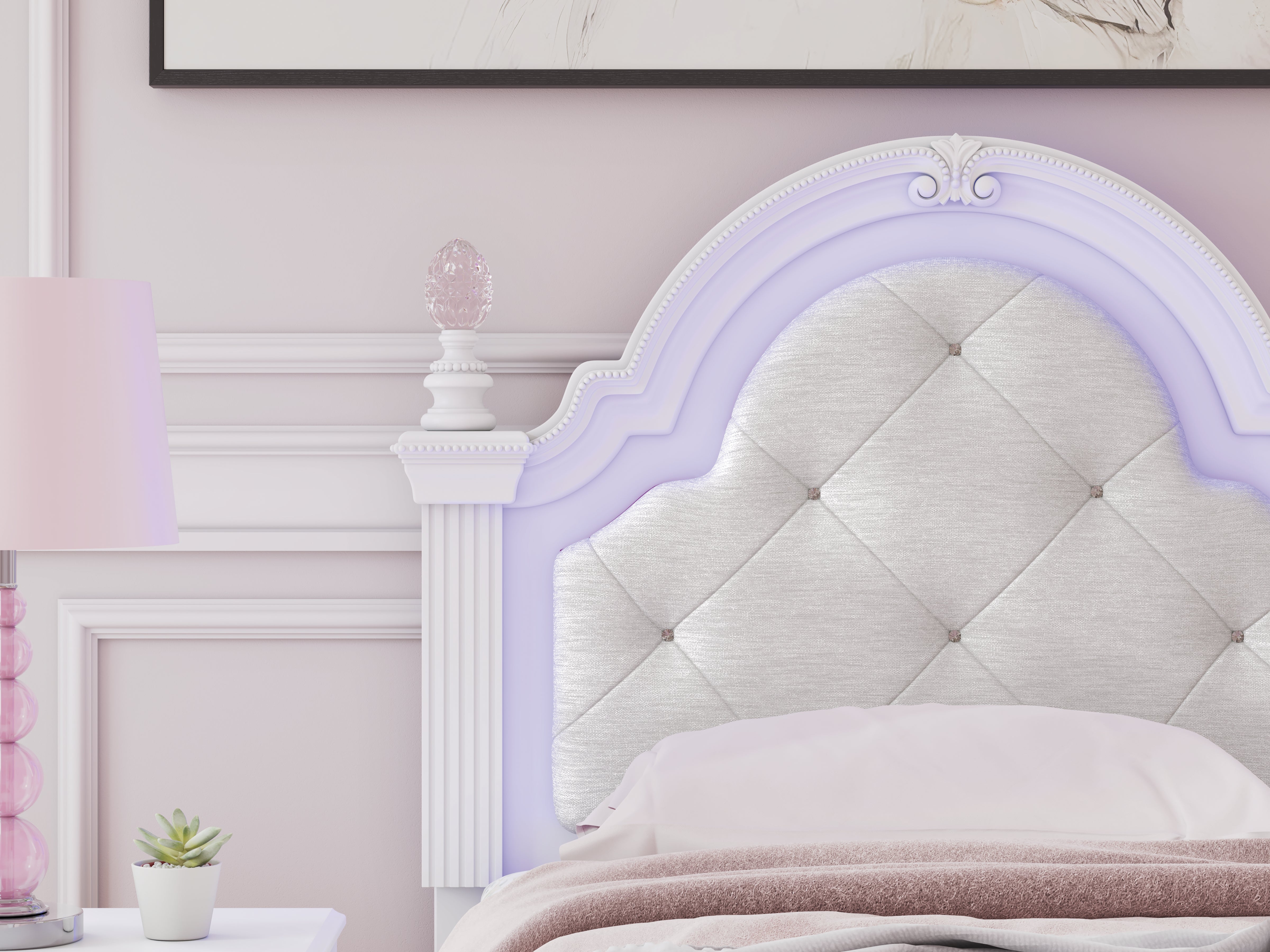 Kozlani Twin Upholstered Panel Headboard