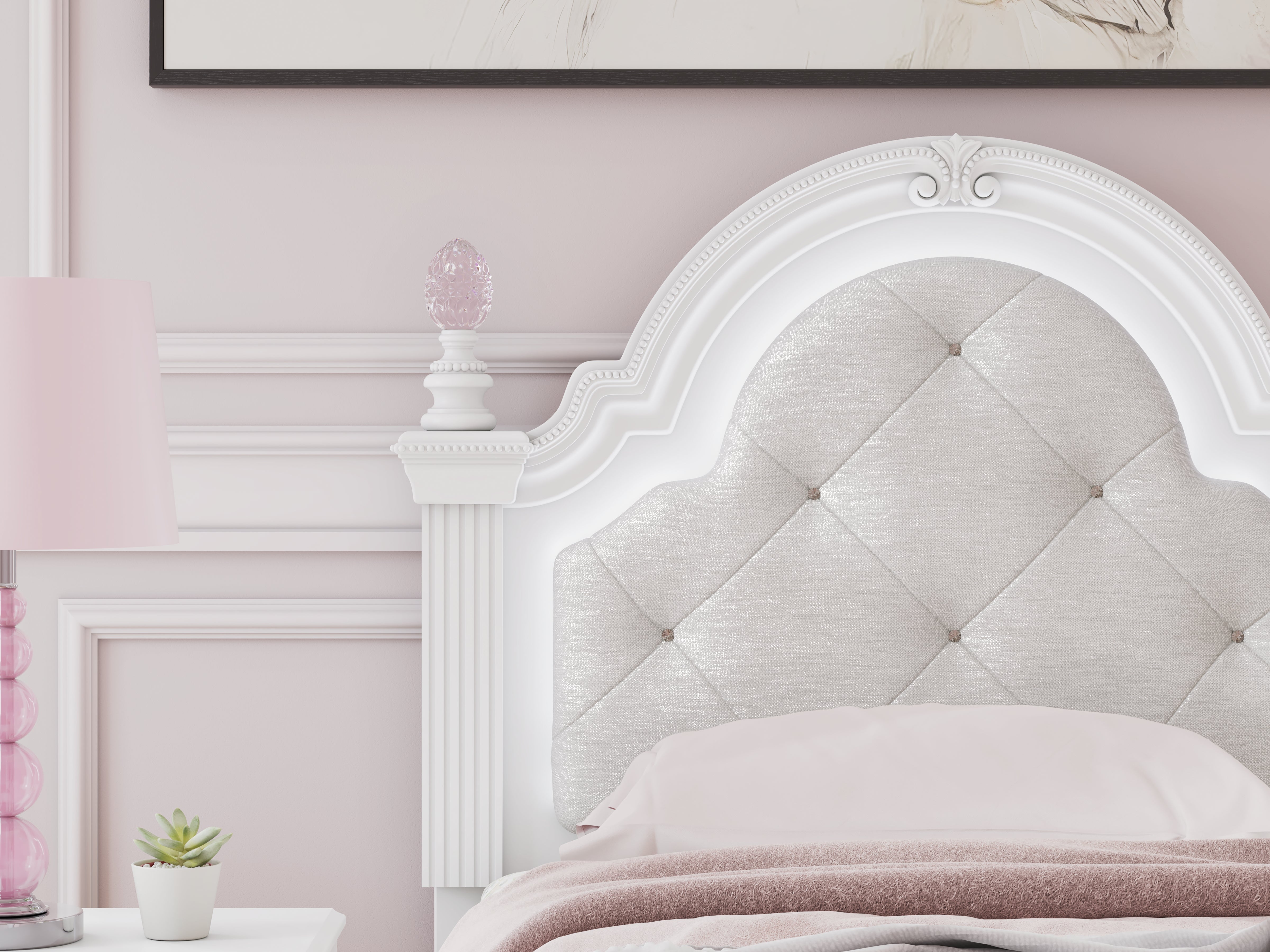 Kozlani Twin Upholstered Panel Headboard