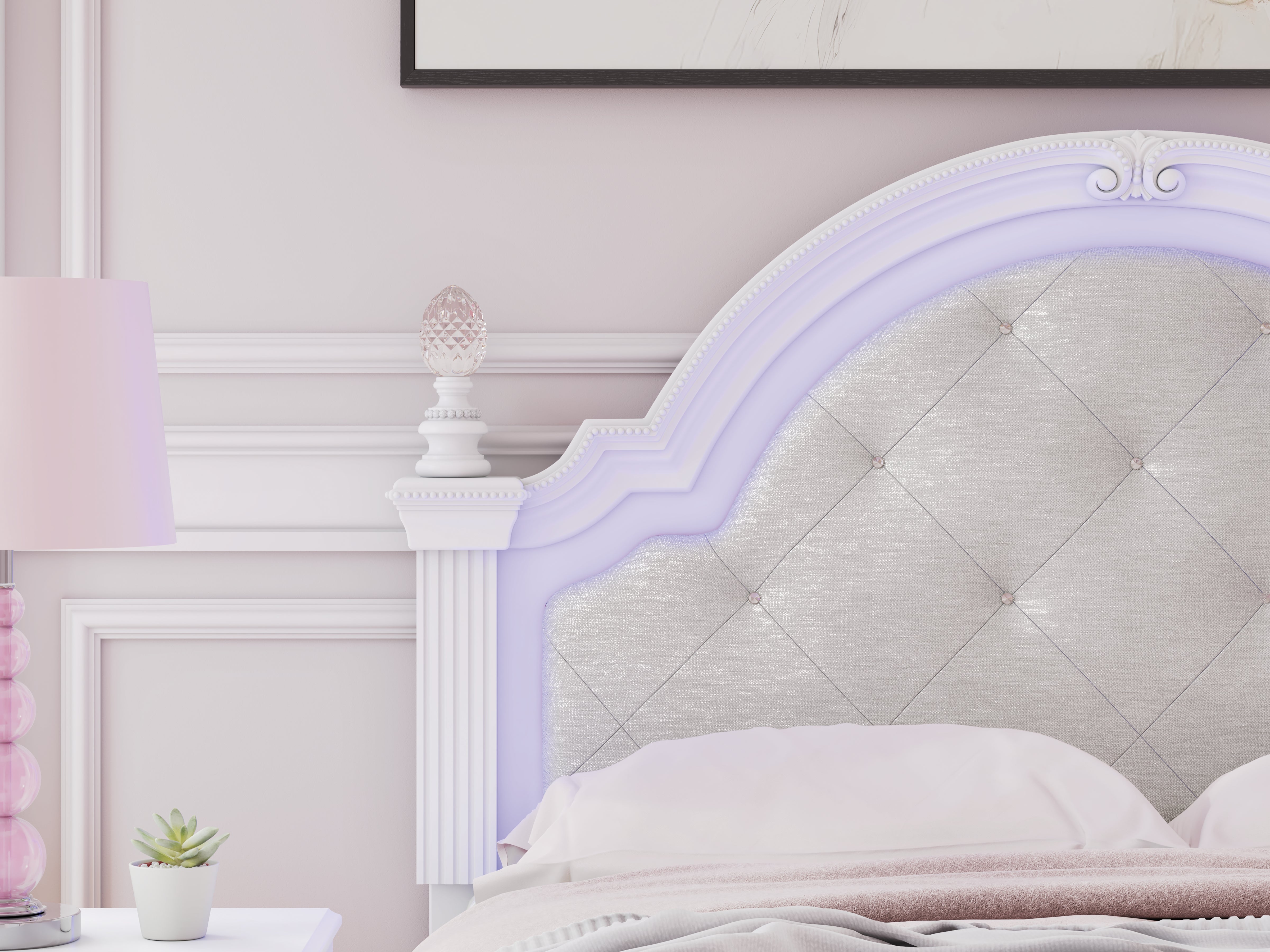 Kozlani Full Upholstered Panel Bed