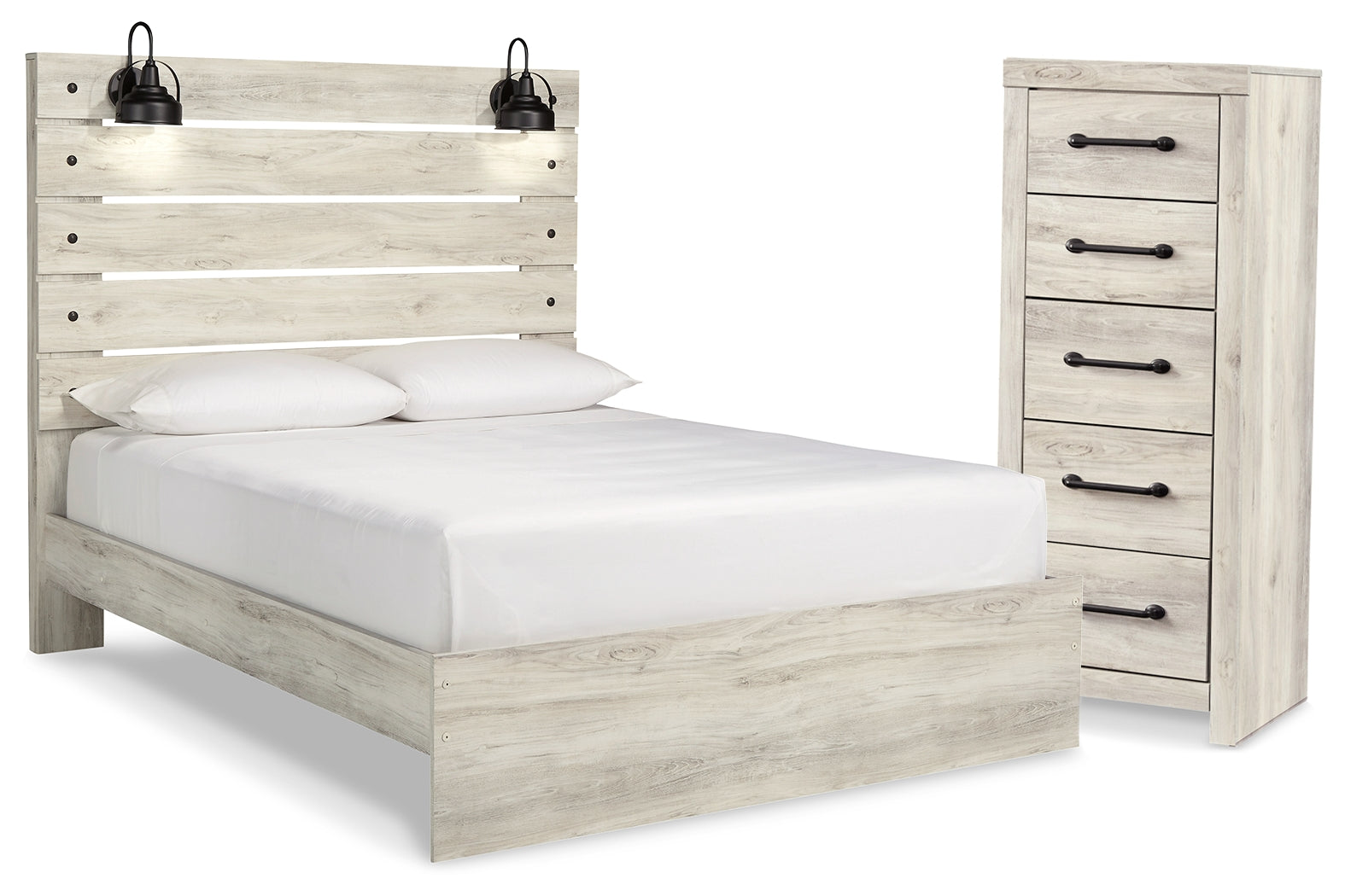 Cambeck Queen Panel Bed and Chest