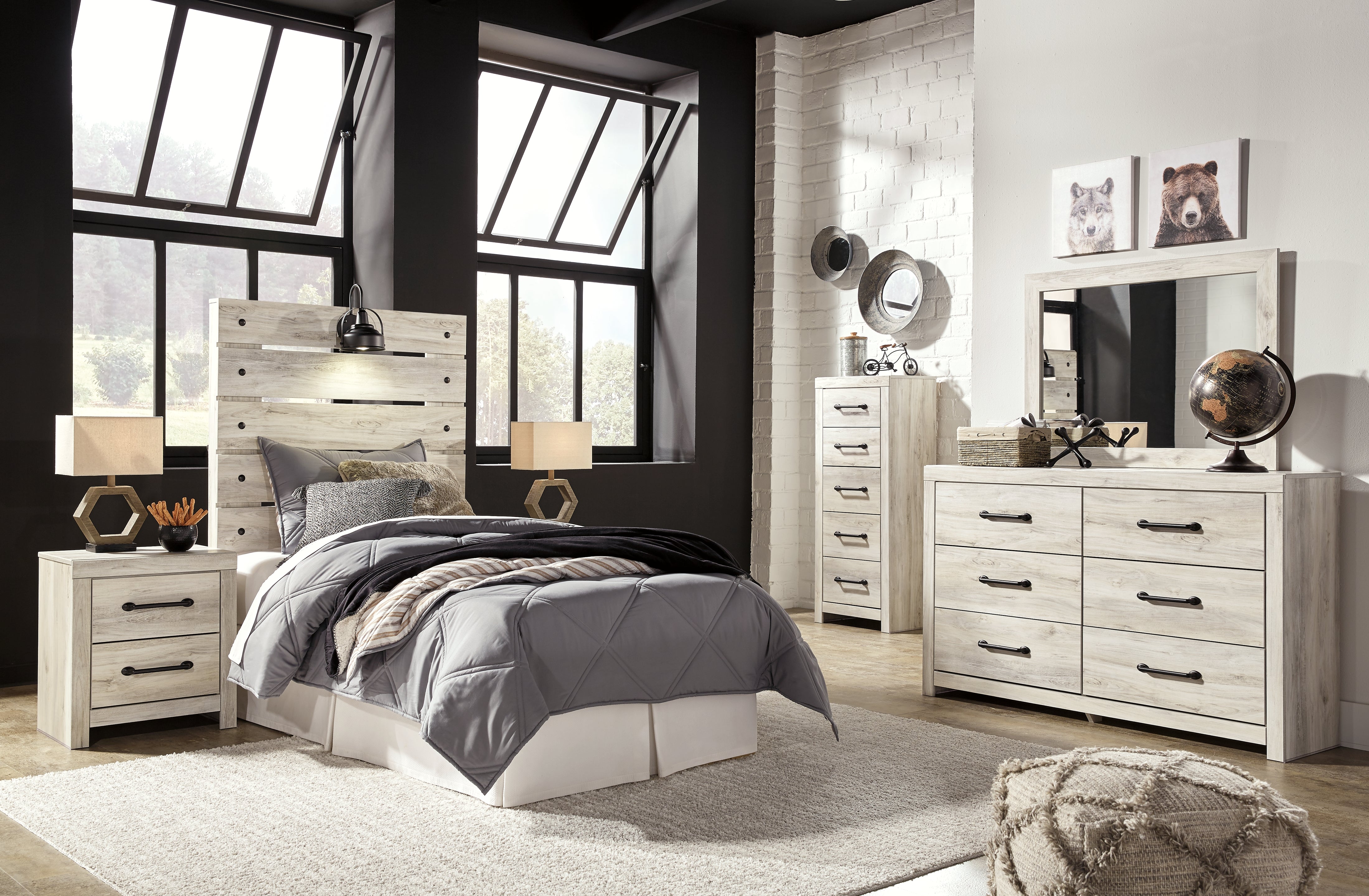 Cambeck Queen Panel Storage Bed, Dresser, Chest and 2 Nightstands