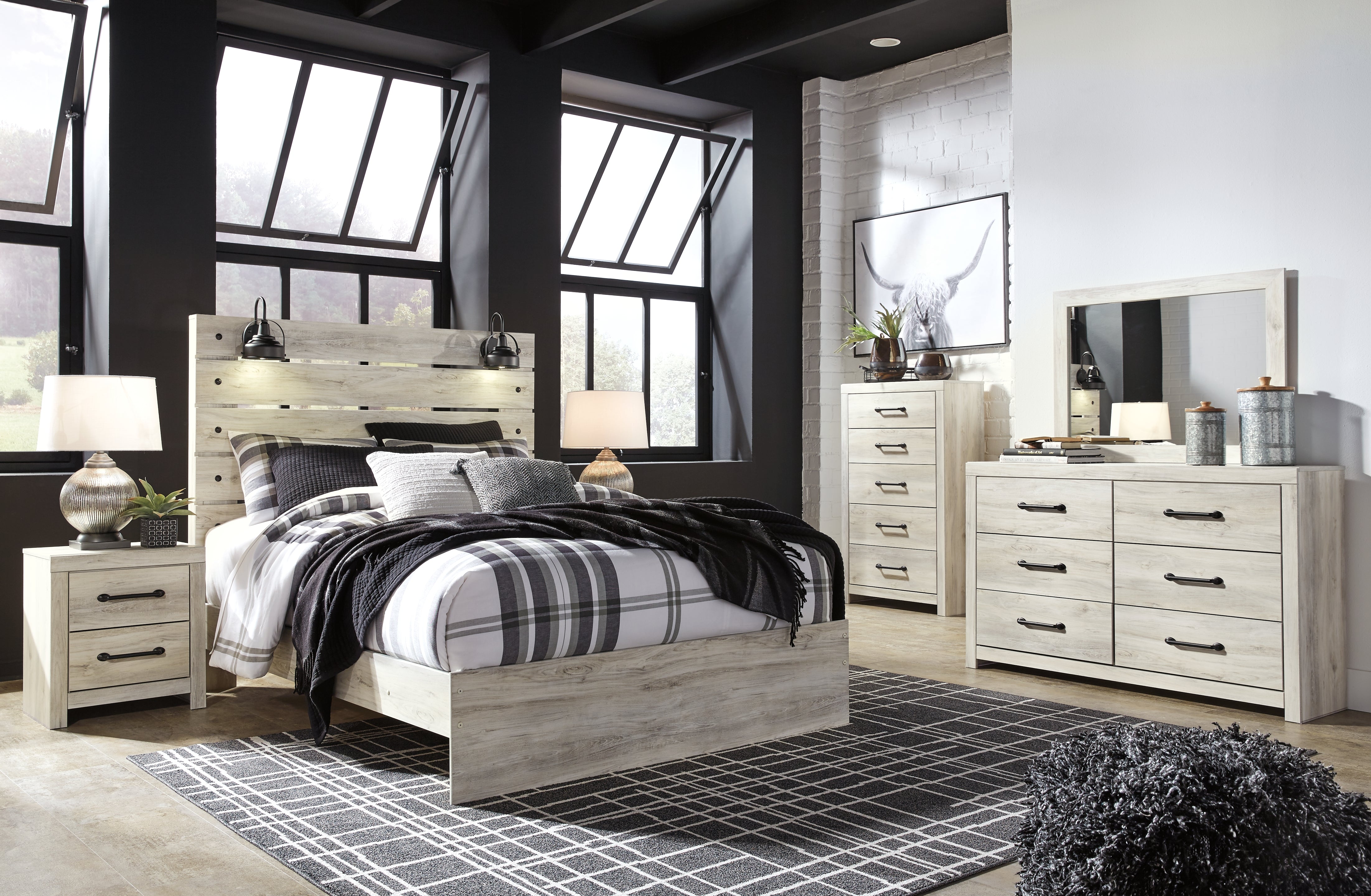 Cambeck Queen Panel Bed and Dresser