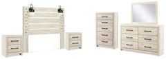 Cambeck Queen Panel Headboard, Dresser, Mirror, Chest and 2 Nightstands