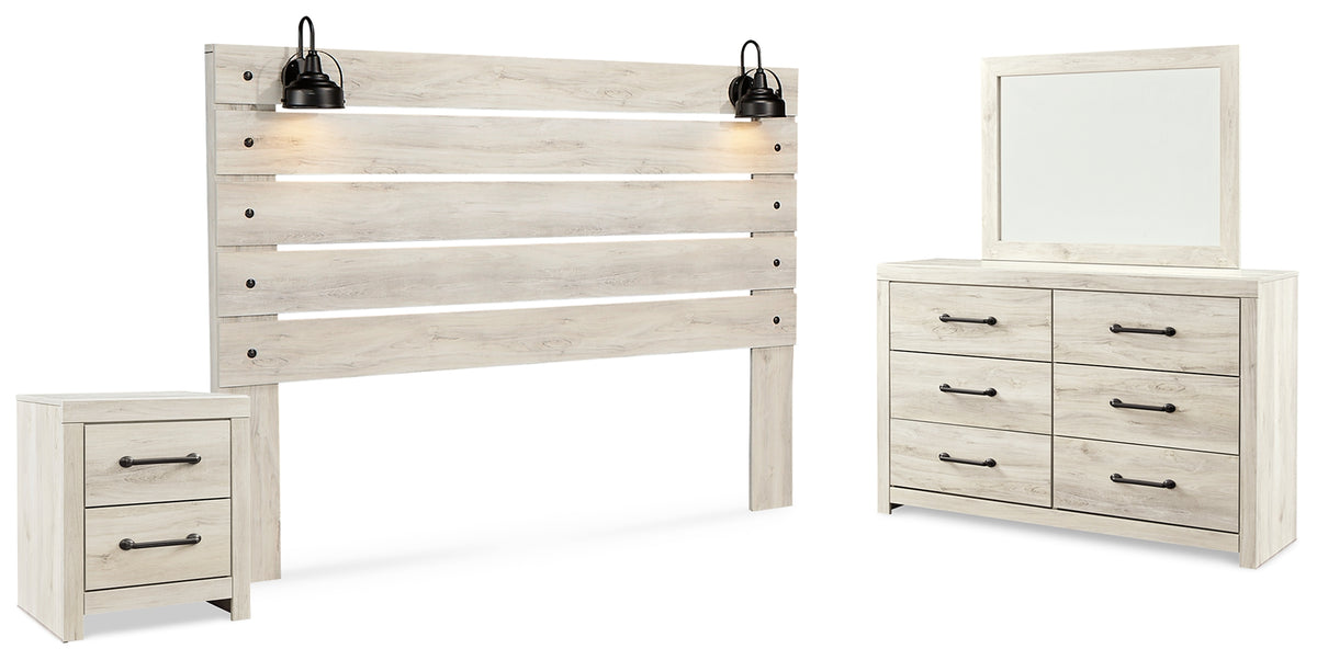 Cambeck King Panel Headboard, Dresser, Mirror and Nightstand