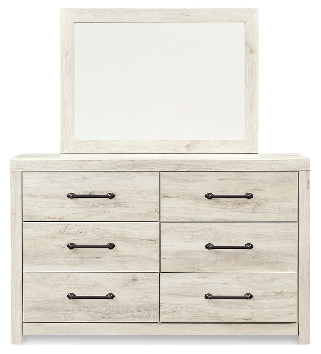 Cambeck Twin Panel Bed, Dresser, Mirror and Nightstand