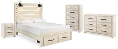 Cambeck Queen Storage Bed, Dresser, Chest and Nightstand