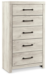 Cambeck King Panel Bed with Storage, Chest and 2 Nightstands