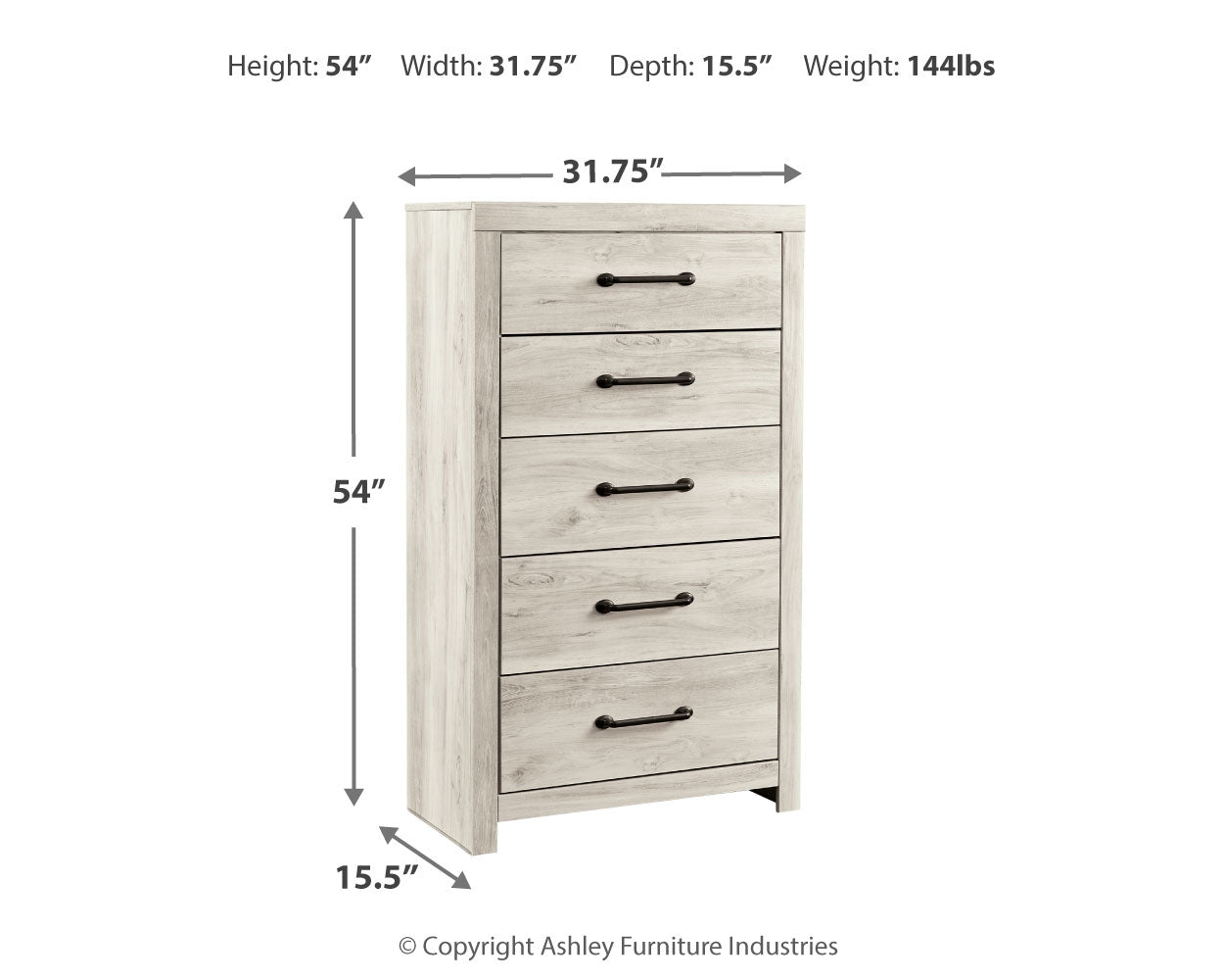 Cambeck Twin Panel Bed, Dresser, Mirror, Chest, and Nightstand