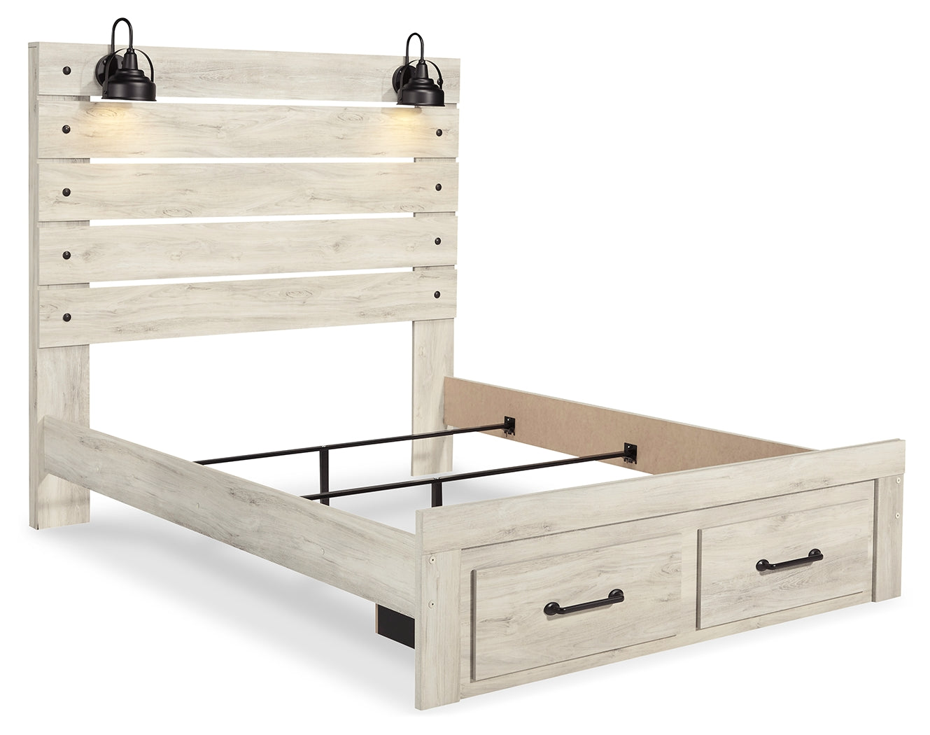 Cambeck Queen Panel Storage Bed, Dresser and Nightstand