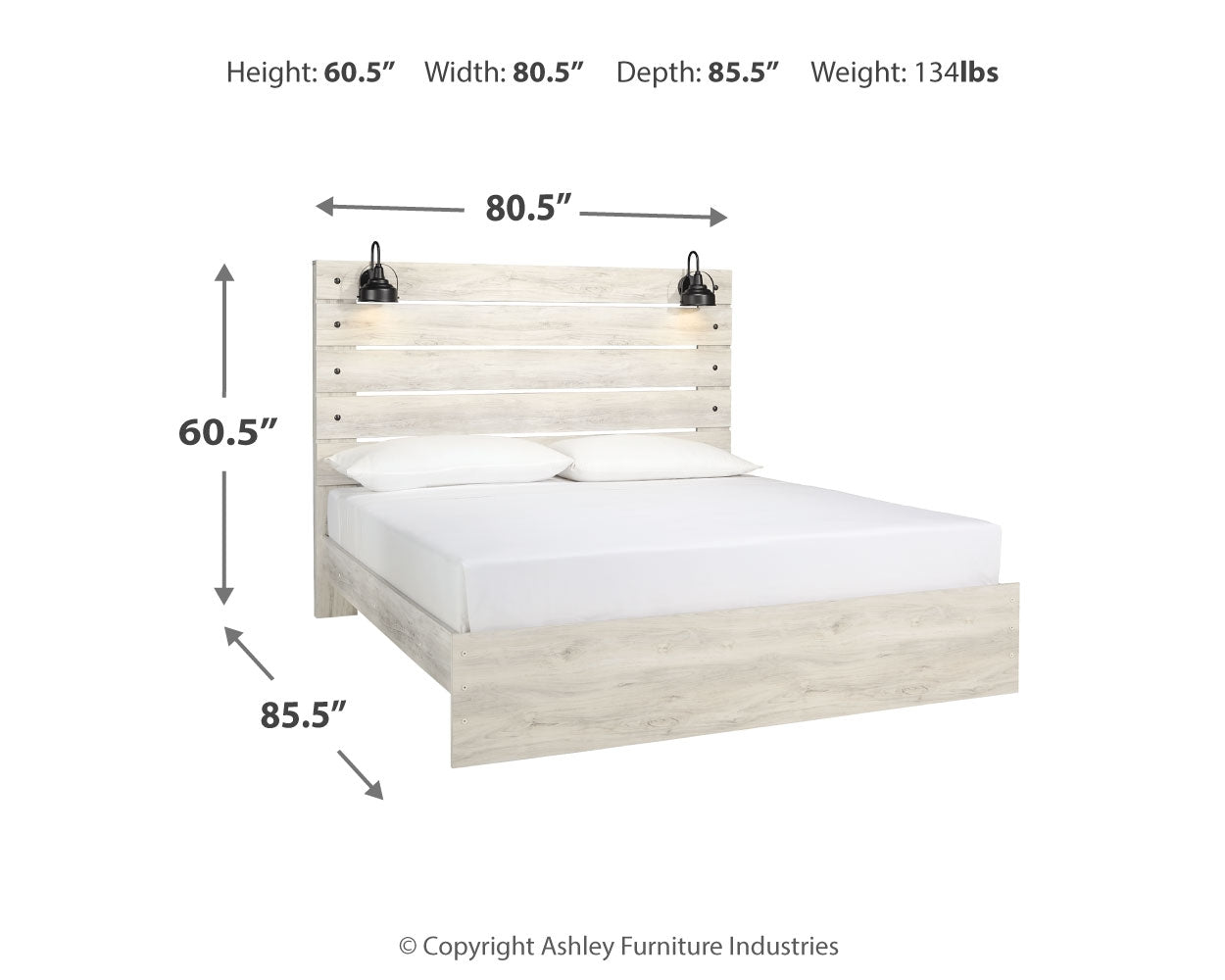Cambeck King Panel Bed, Dresser, Mirror and Nightstand